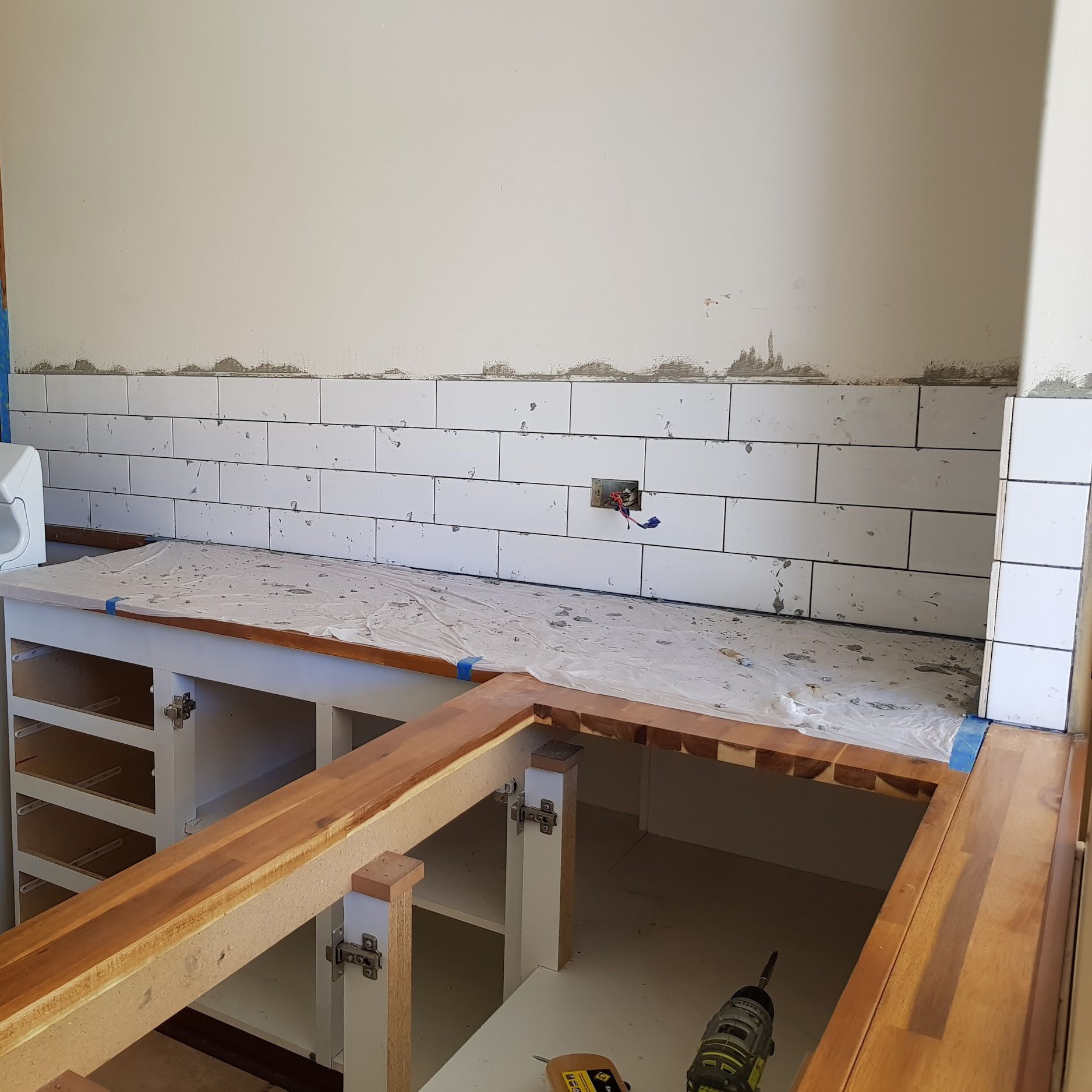 How to tile a splashback Bunnings community