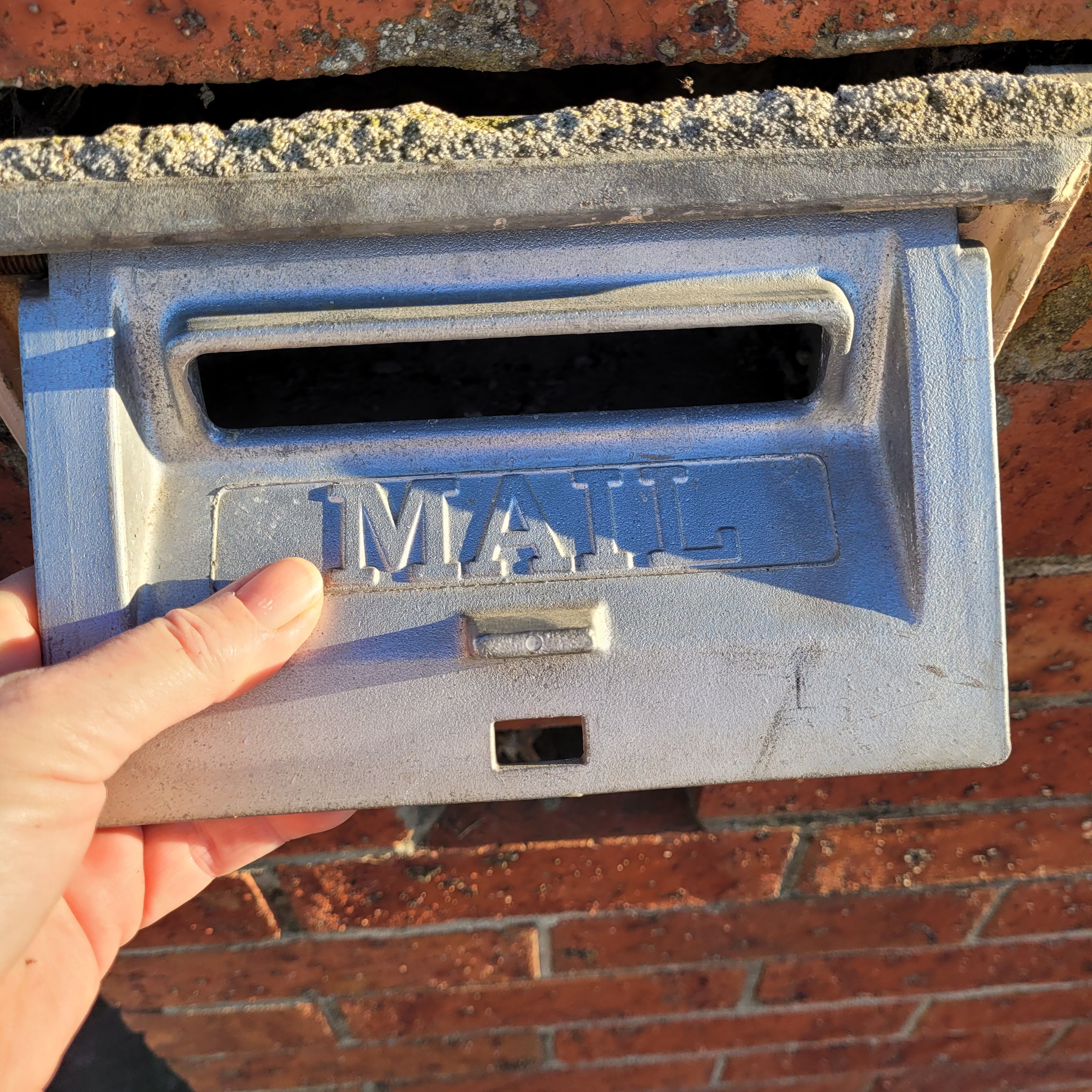 How to replace brickedin letterbox? Bunnings community