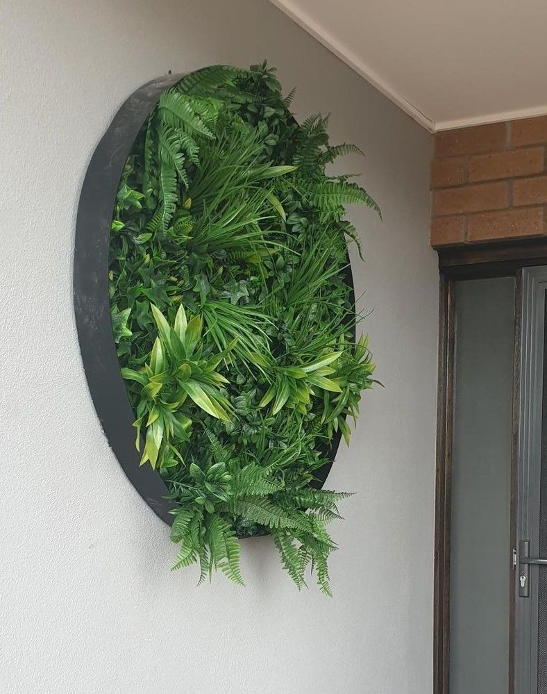 Artificial plant wall feature Bunnings community