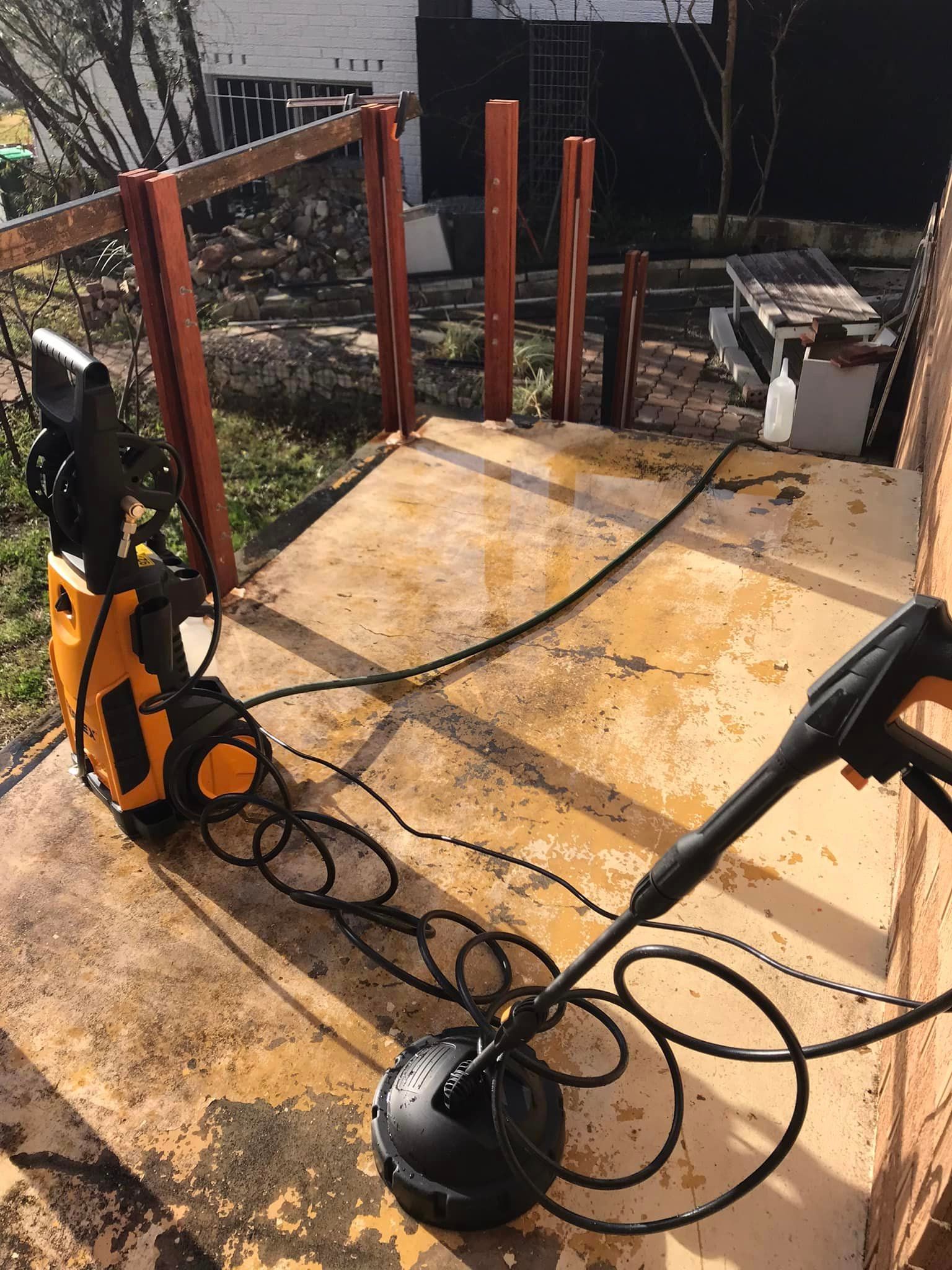 Patio renovation using paving paint Bunnings community