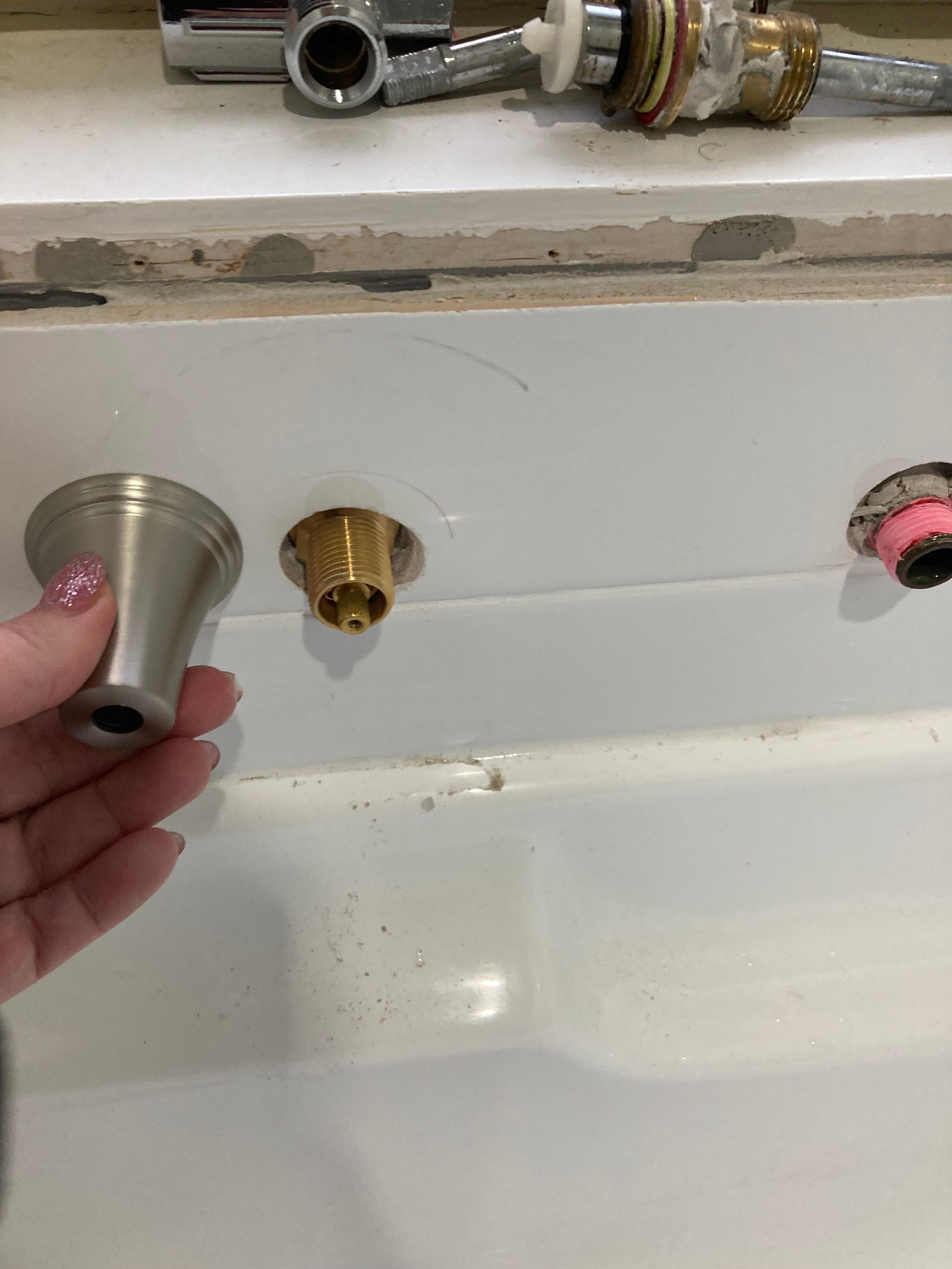 The extender we bought for our bath taps... Bunnings community