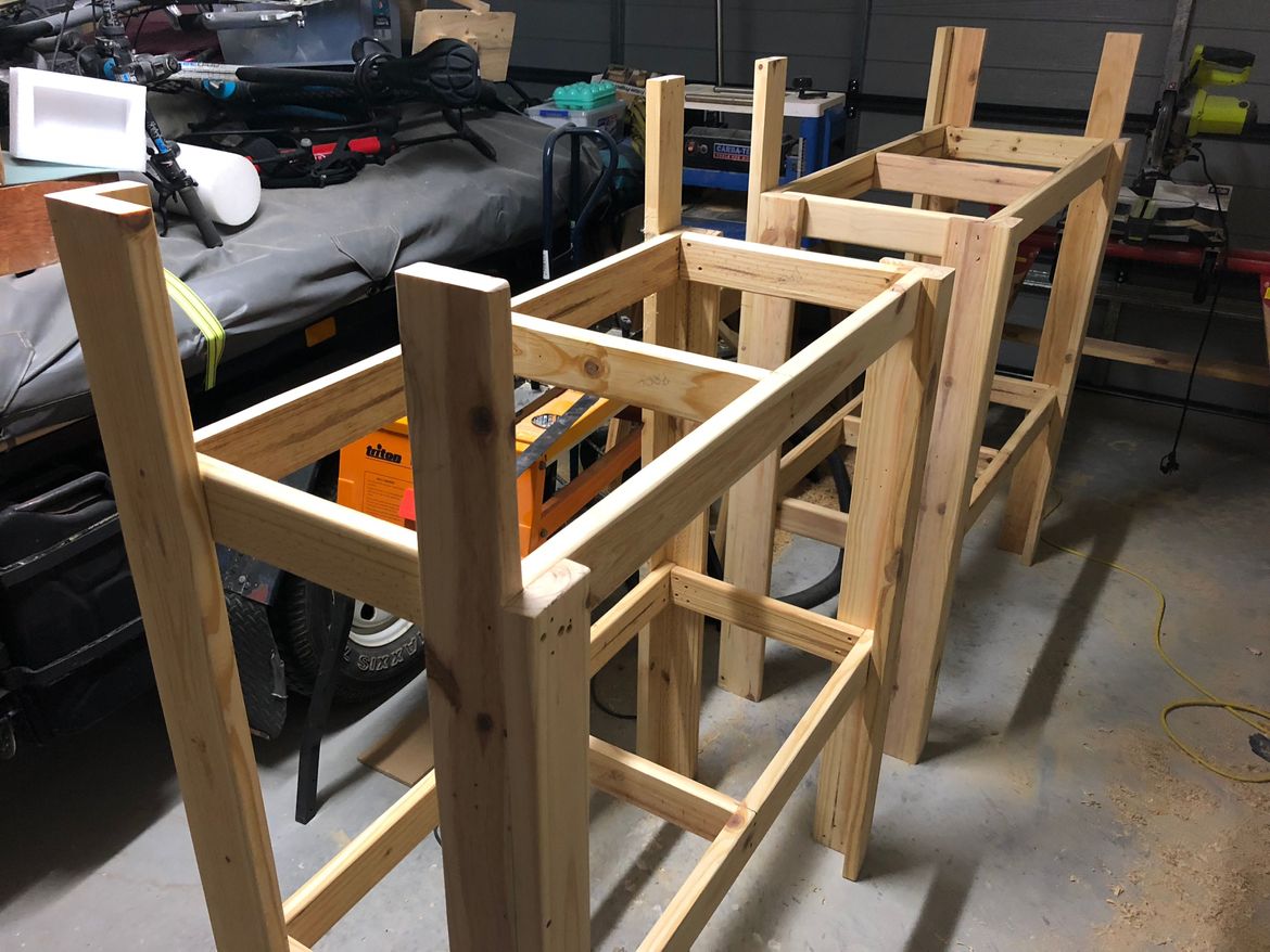 Frames of the two units