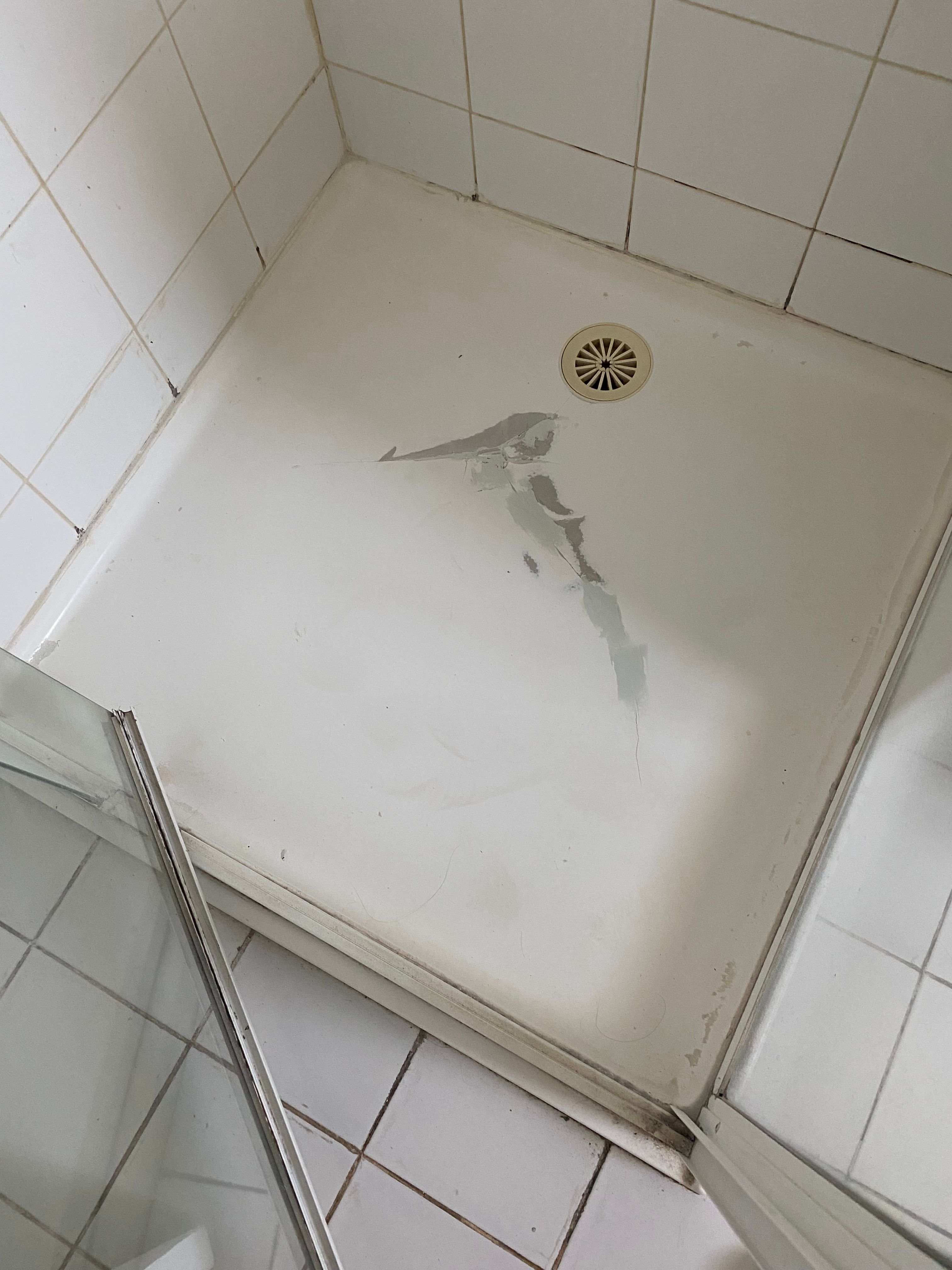 Painting plastic Shower base Bunnings community