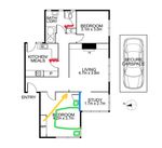 The most basic of ideas I have without removing walls. I have a few ideas for the kitchen and bathroom sketched out somewhere.