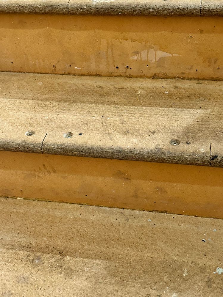 Typical bullnose for the 15 steps