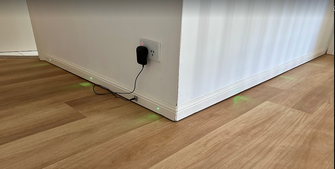 LEDs lit for example