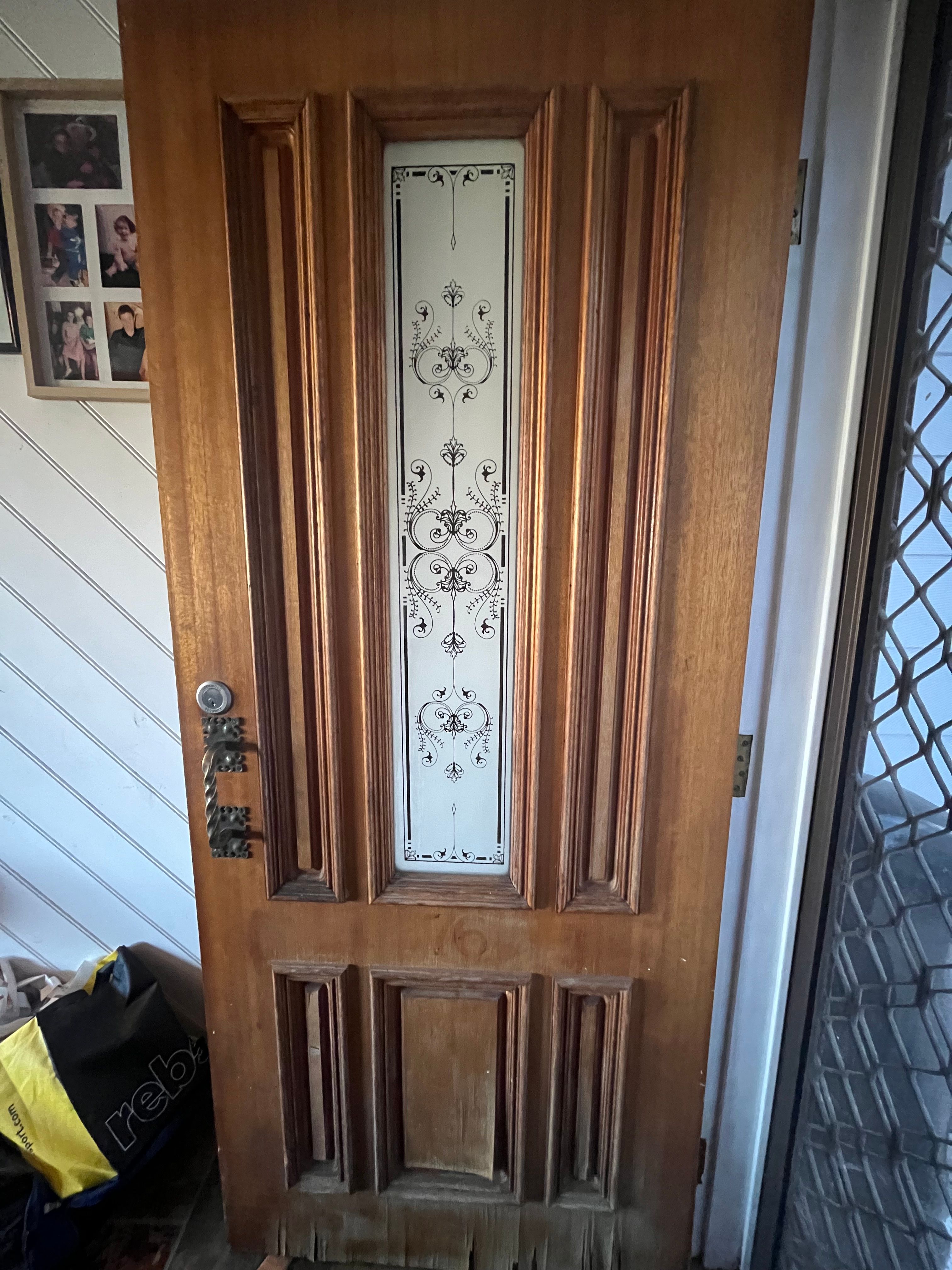How to restore front door with peeling v... Bunnings community