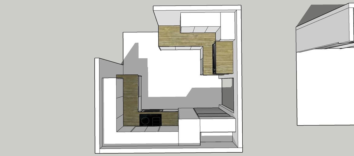 I've left the walls at the end unfinished for viewing purposes.