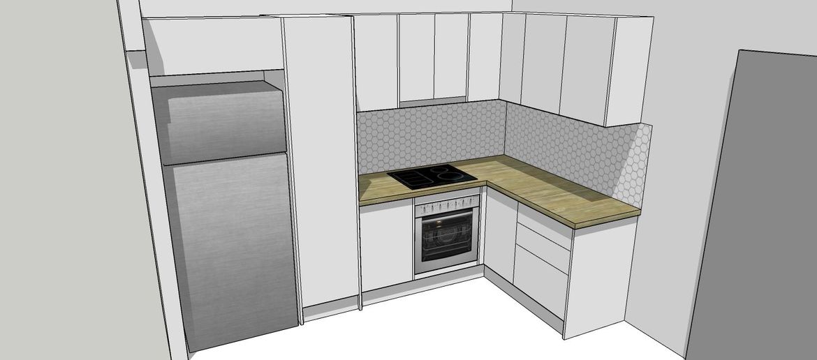 I'm assuming the door opens in. Represnted by the grey door on the right.