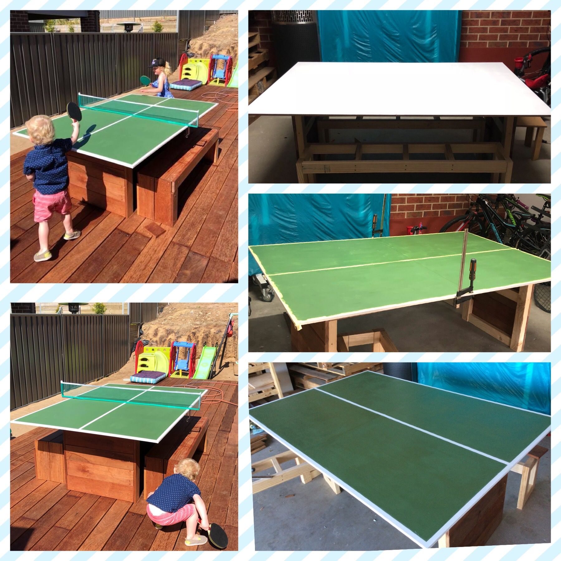 D.I.Y. kids table tennis table Bunnings community
