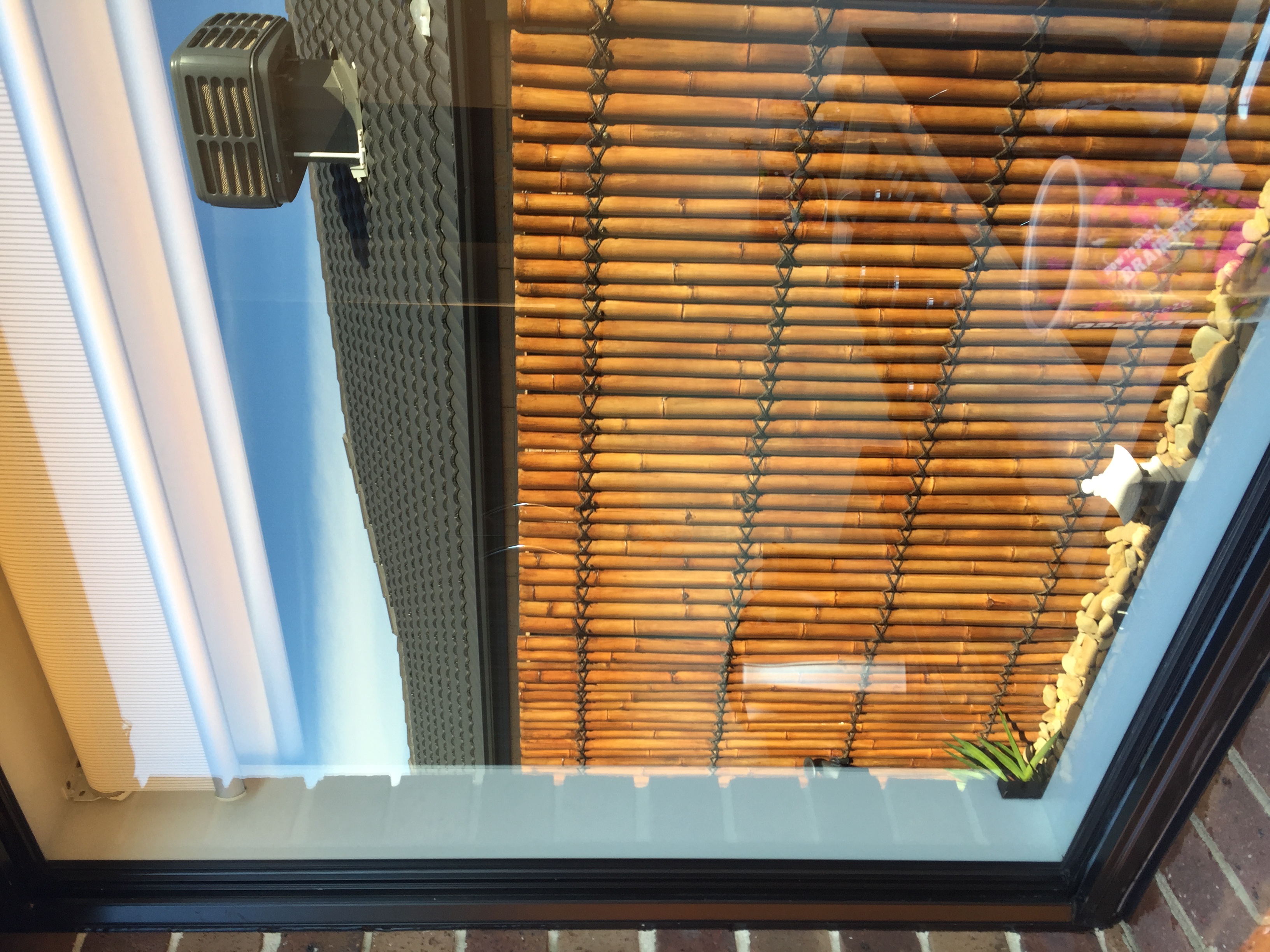 Bamboo fence panel for extra privacy Bunnings community