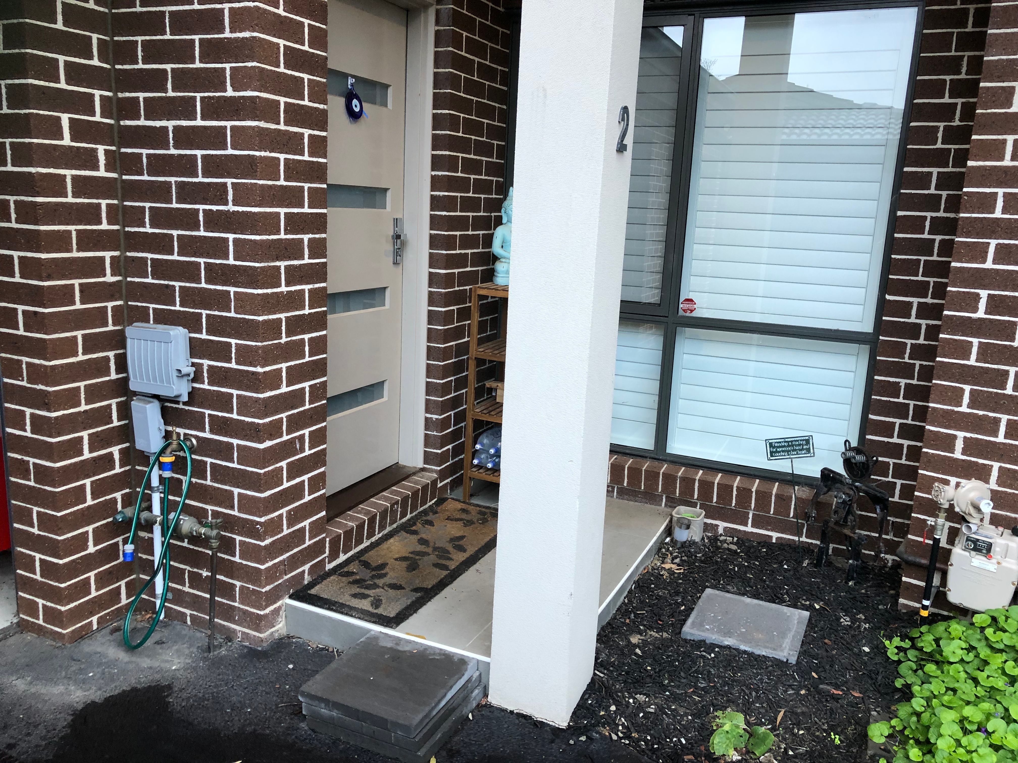 New deck to cover broken porch tiles Bunnings community