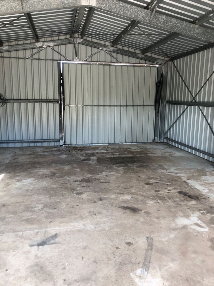 This is the floor after all the dust was blown off it.