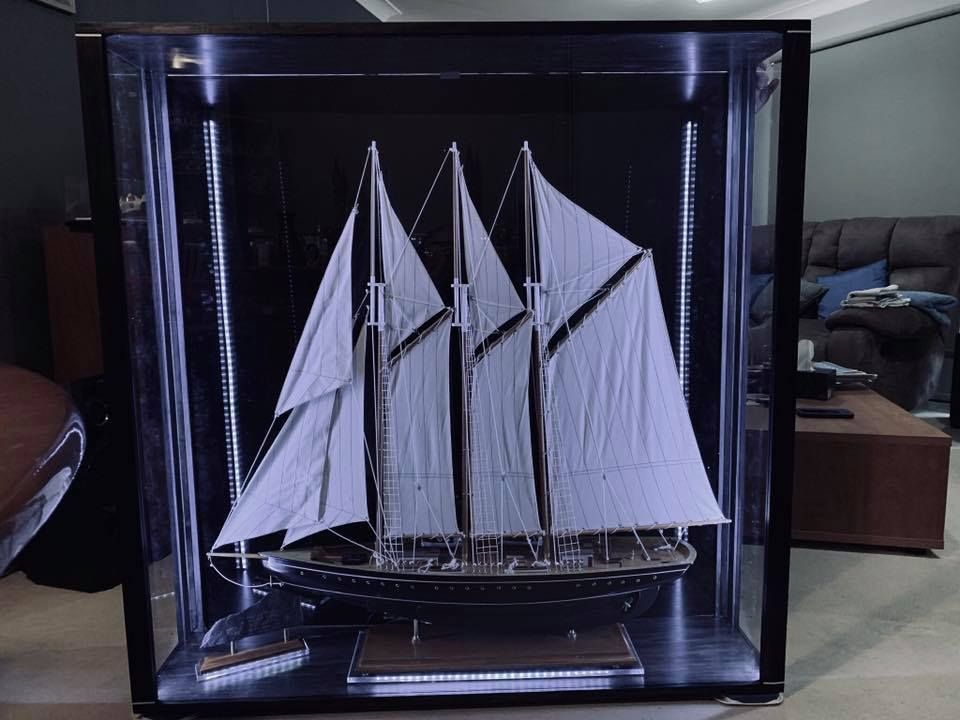 Display Case for a model ship Bunnings community