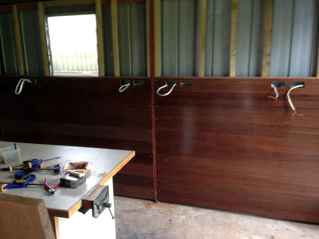 Shed Wall Cladding with Engineered Floor... Bunnings community