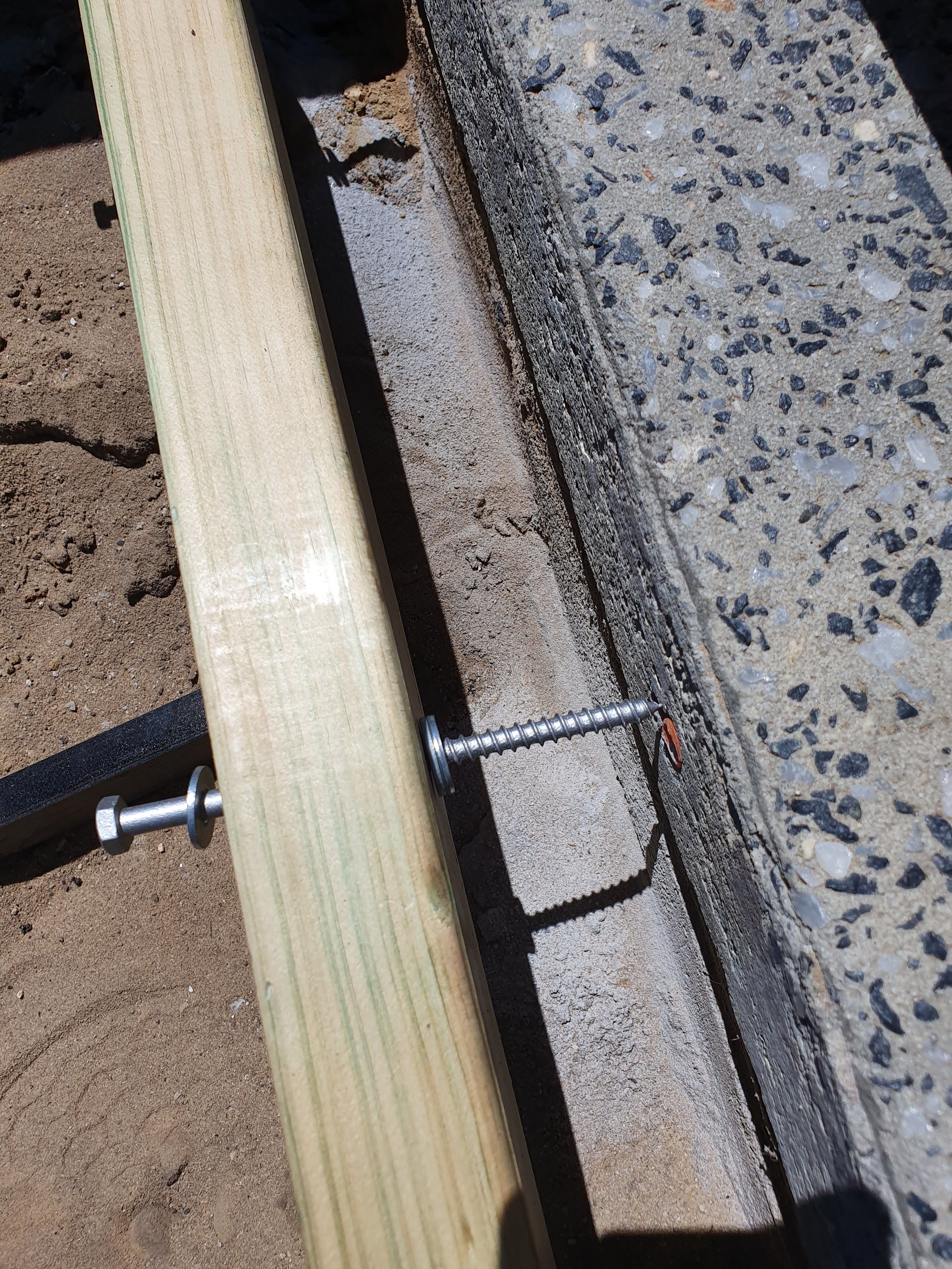 Decking frame ledger spacing Bunnings community
