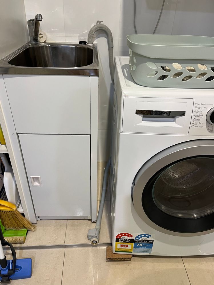 Clark laundry cabinet