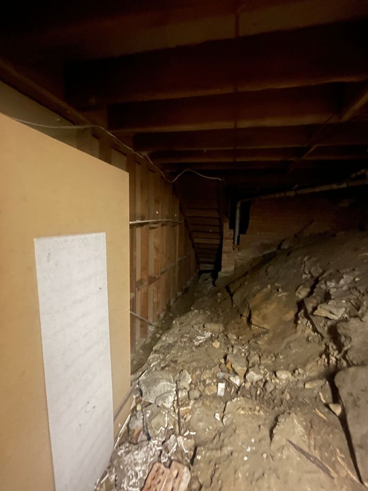 Other side of under house storage area