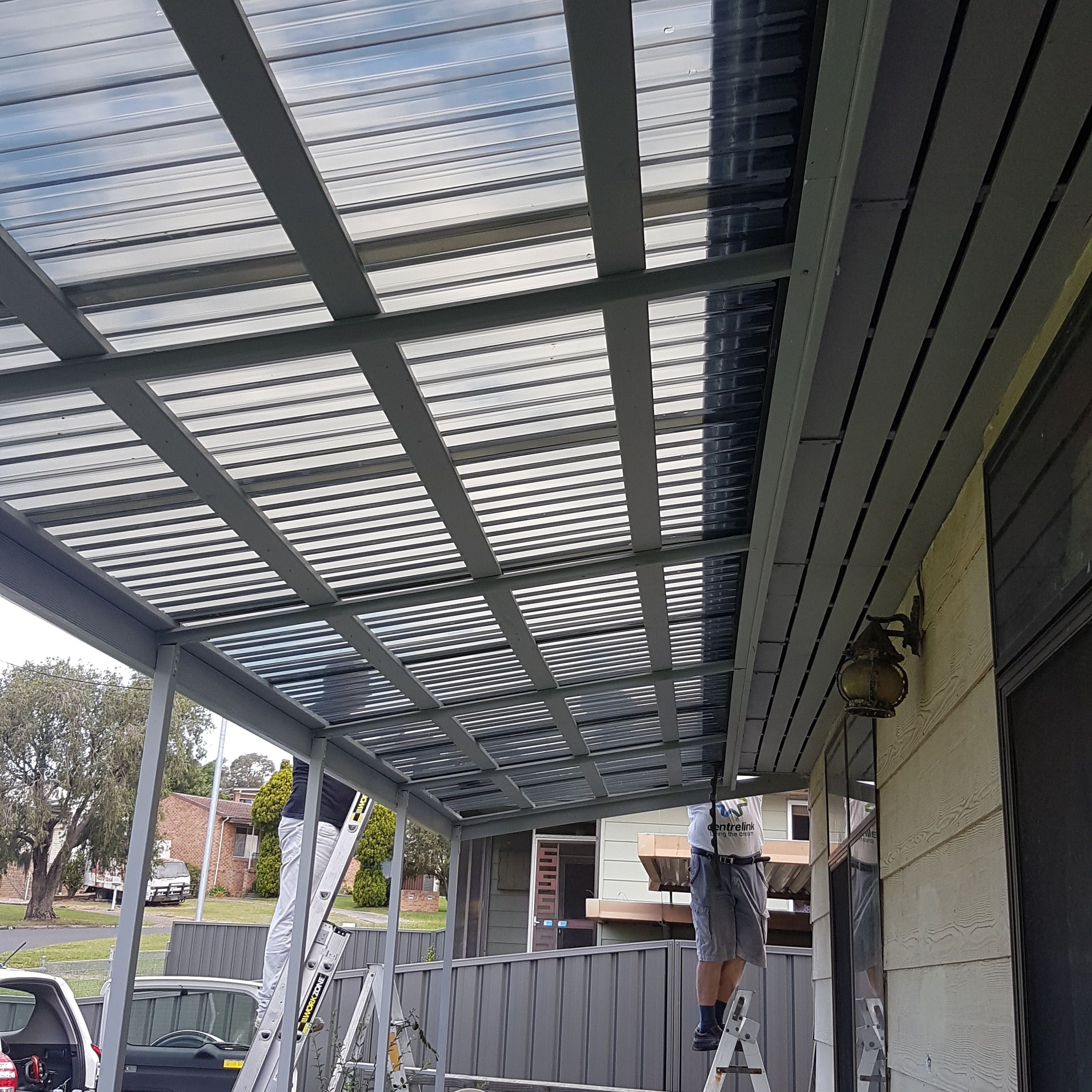DIY'er Polycarbonate Roofing over deck Bunnings community