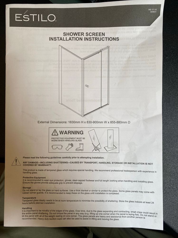 instructions cover