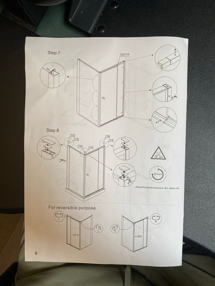 instructions reversible mention