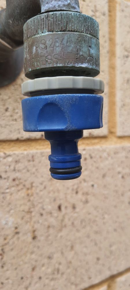 connector for garden tap