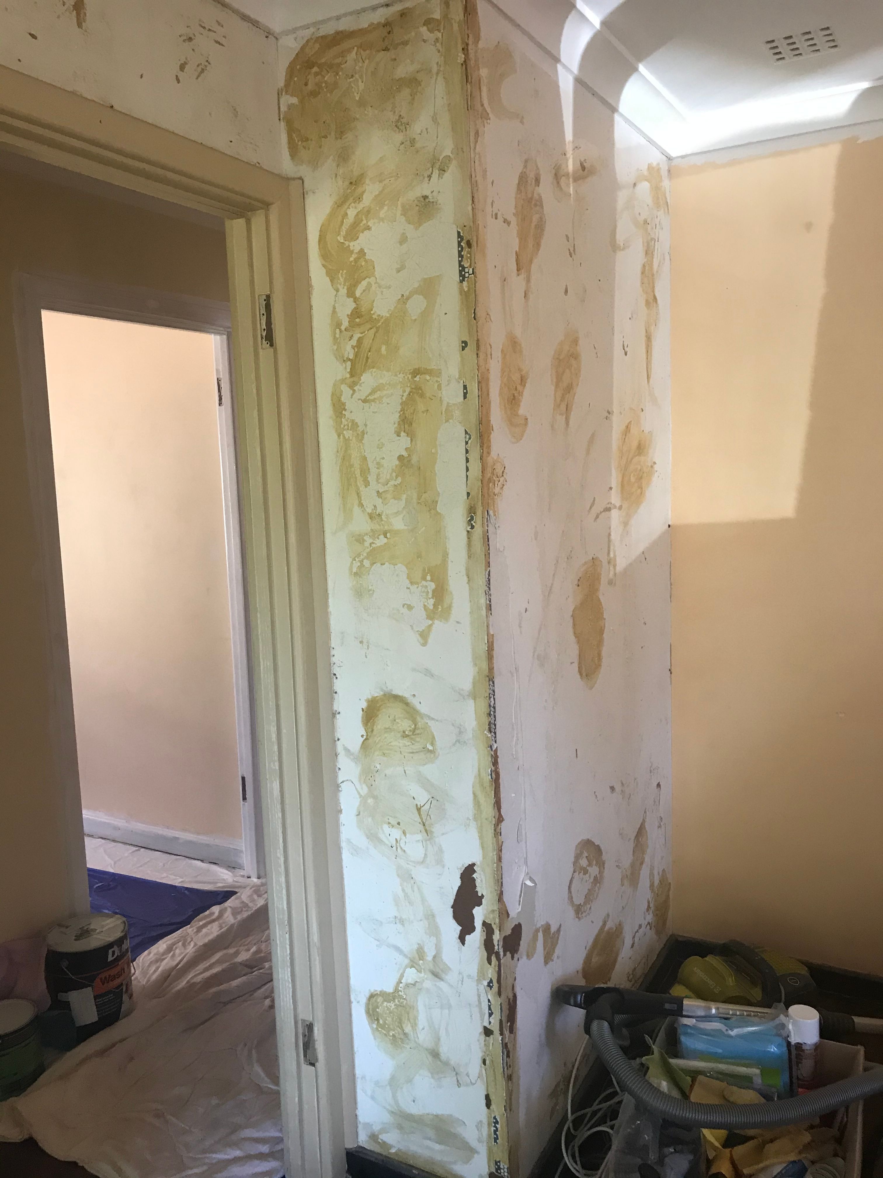 How to remove glue from walls? Bunnings community