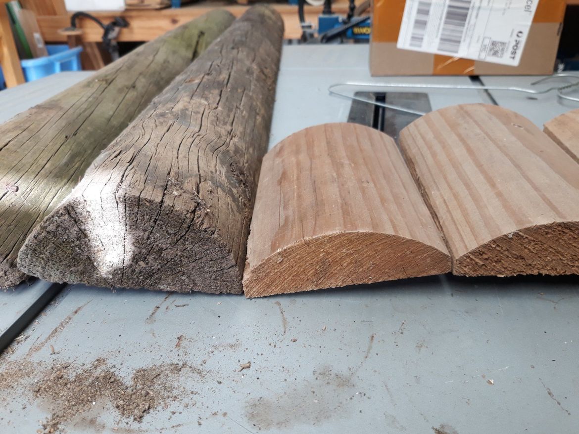 On the right is a left over of what we are replacing