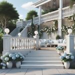 A visual mockup of a Hampton-style upcycled concrete balustrade. The balustrade is large and traditi.jpeg