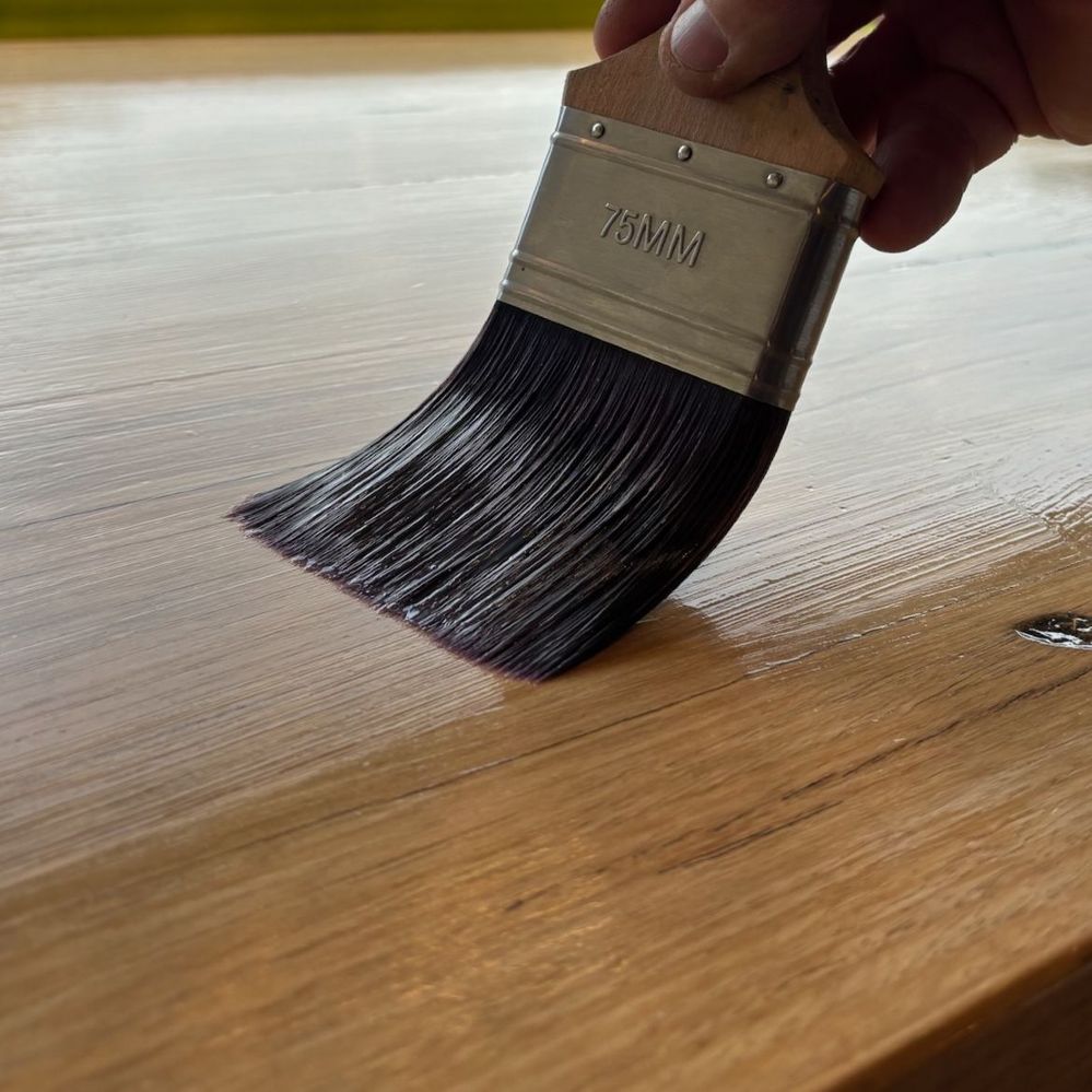 Step 5.2 Applying the oil with brush.jpg