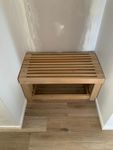 Shelf slats to bench seat