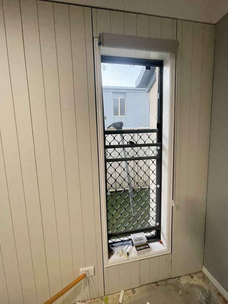Gaps around window frame
