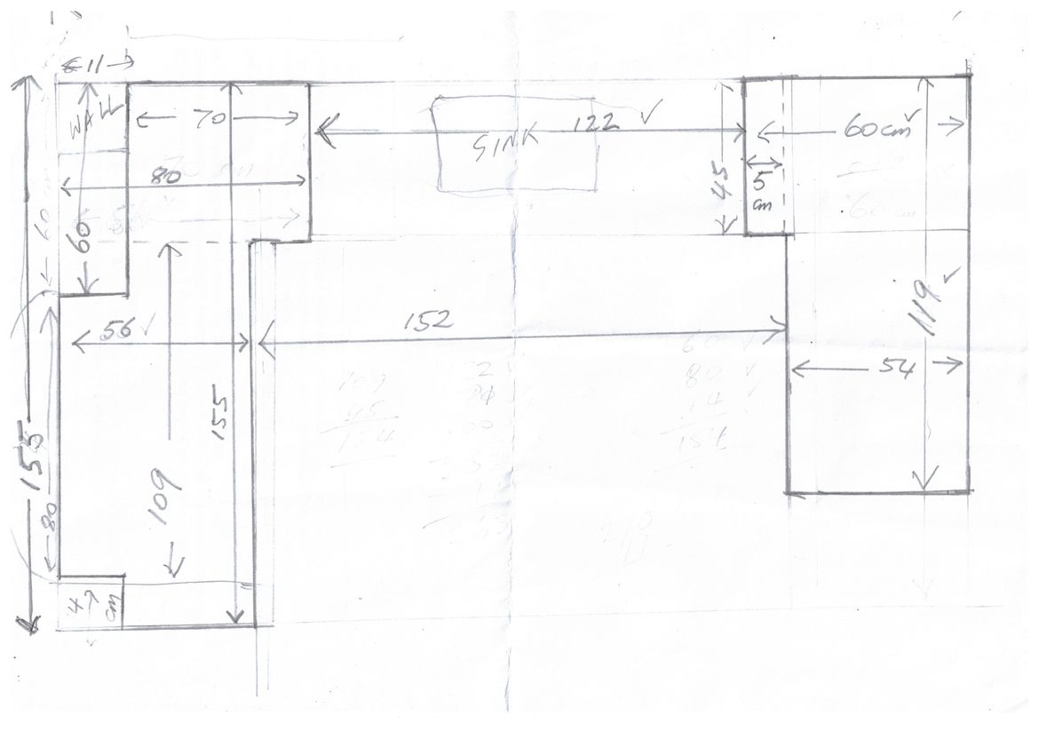 kitchen bench measurements