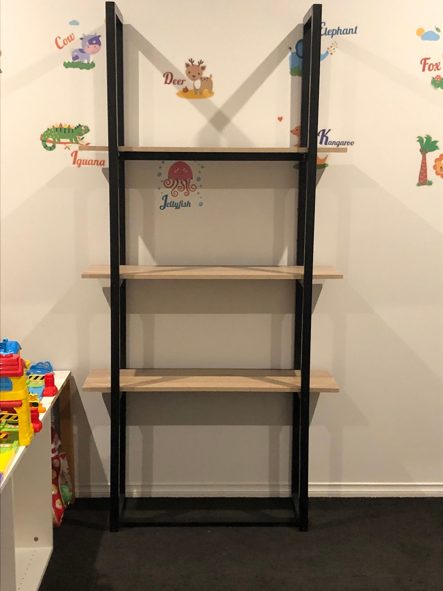 DIY bookshelf and roller storage Bunnings community