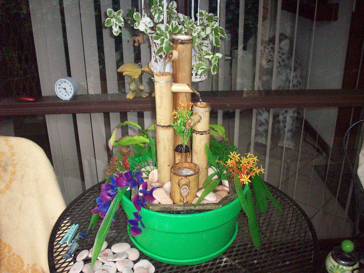 4 Tier Bamboo Fountain