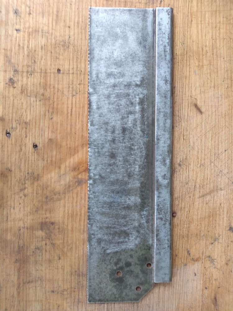 Used my Ryobi Random Orbital sander to take the majority of the rust off.