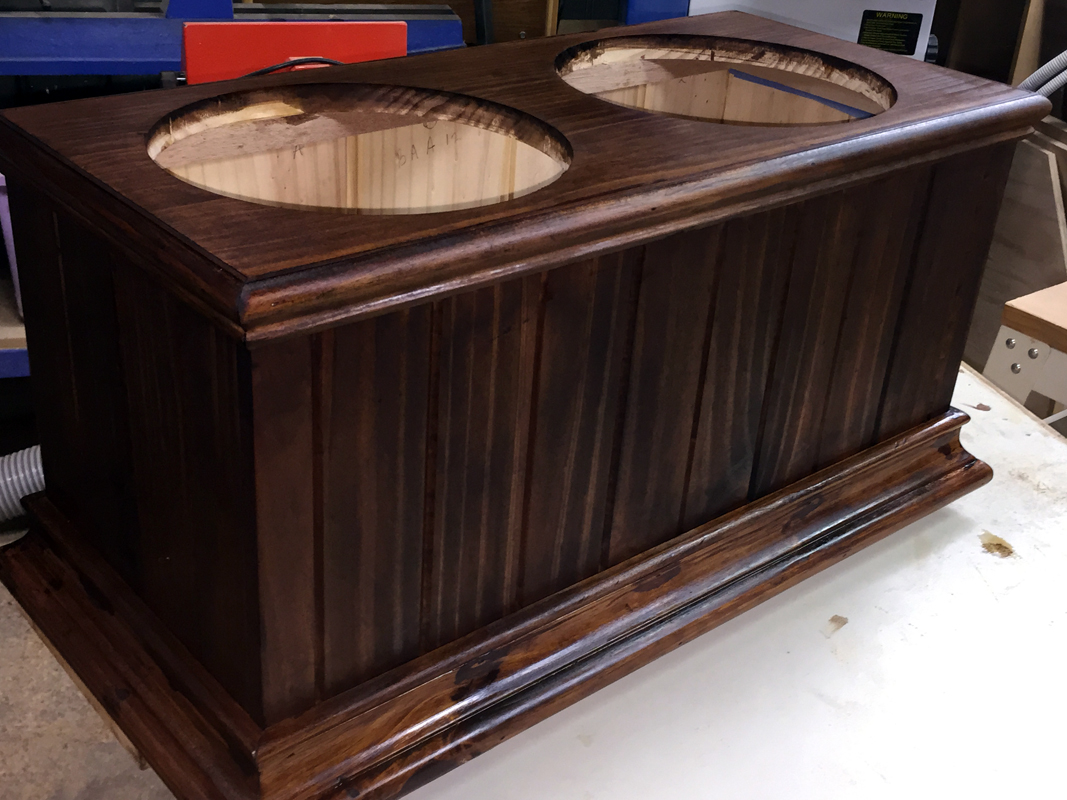 Twin dog bowl food and water station Bunnings community