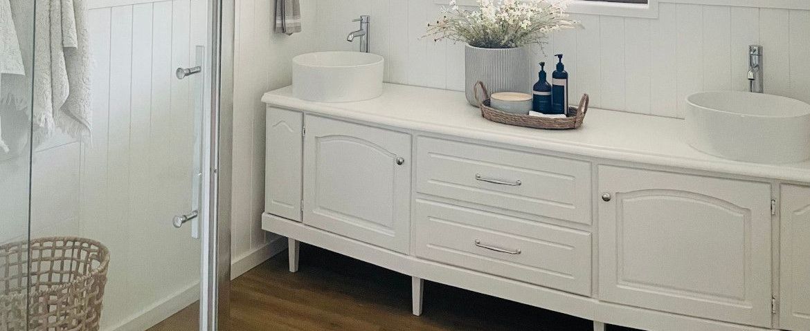 Bathroom refresh with upcycled timber vanity.jpeg