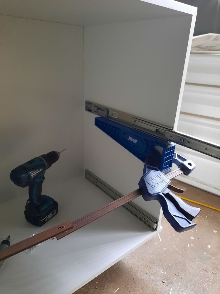 Adding drawer slides