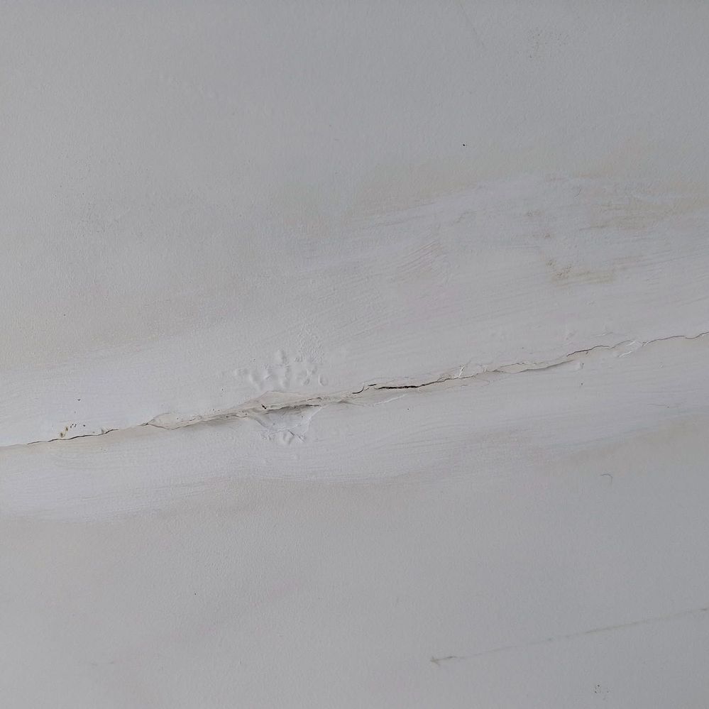 Best approach to addressing this crack in the ceiling plaster.