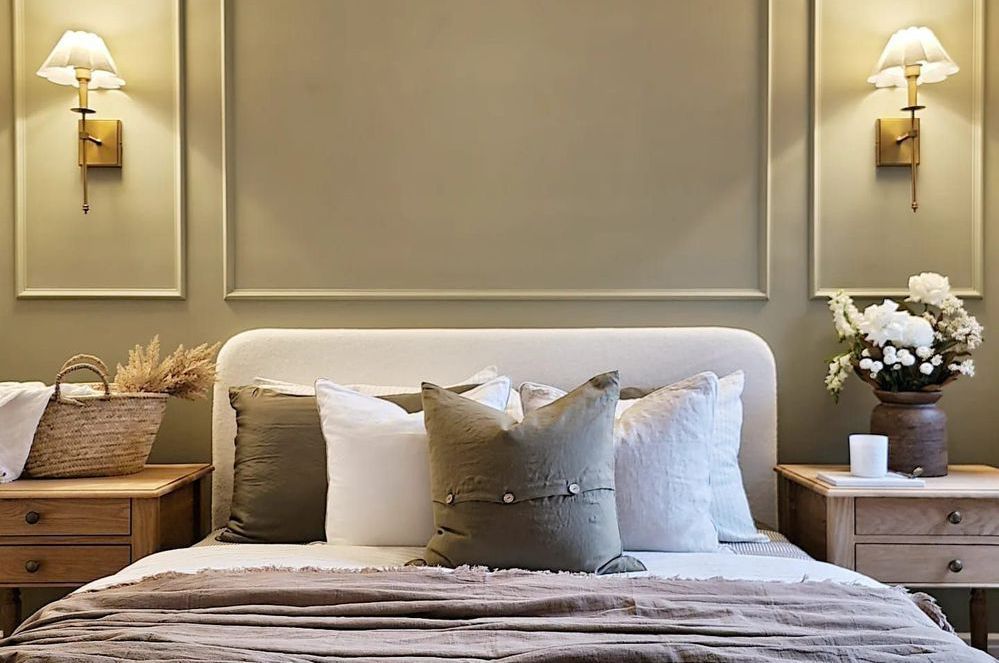 Guest bedroom makeover with feature wall.jpeg