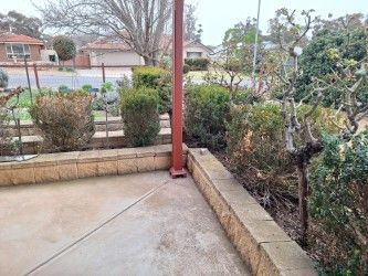 view from under the verandah
