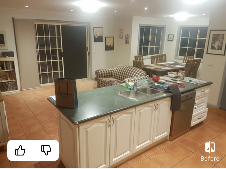 AI concept Island Bench