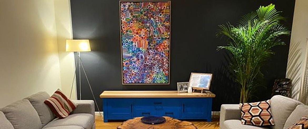 Lounge room makeover with refurbished cabinet.jpeg