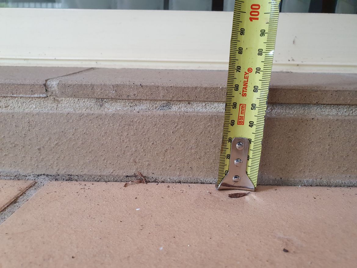 From verandah to retaining wall