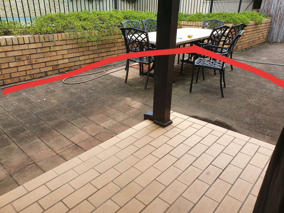 From verandah to retaining wall