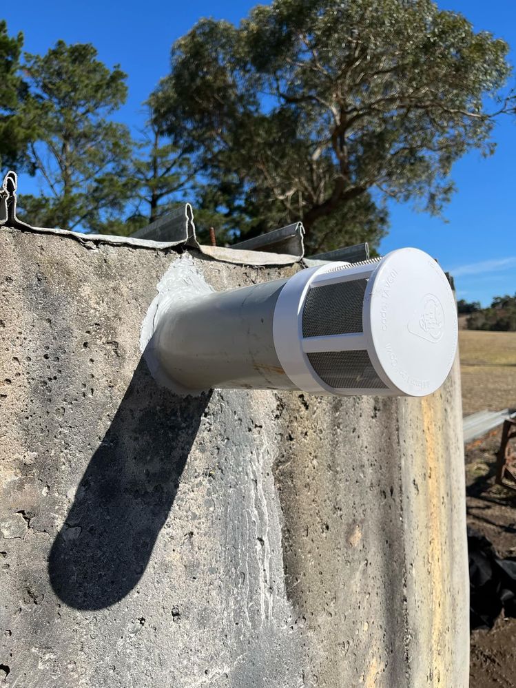 Sikaflex-11FC used to seal a overflow pipe