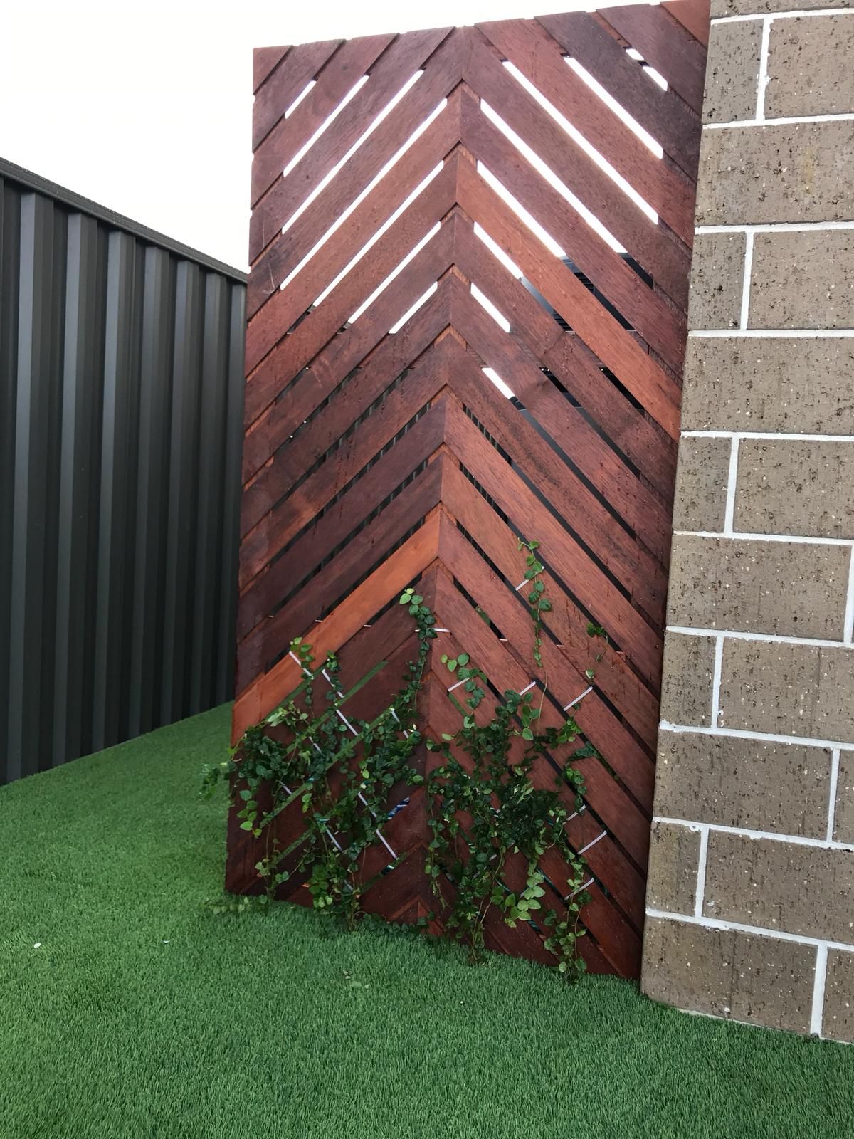 Screen to hide a hot water system Bunnings community