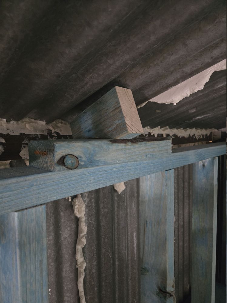 example birdsmouth cut on second top plate