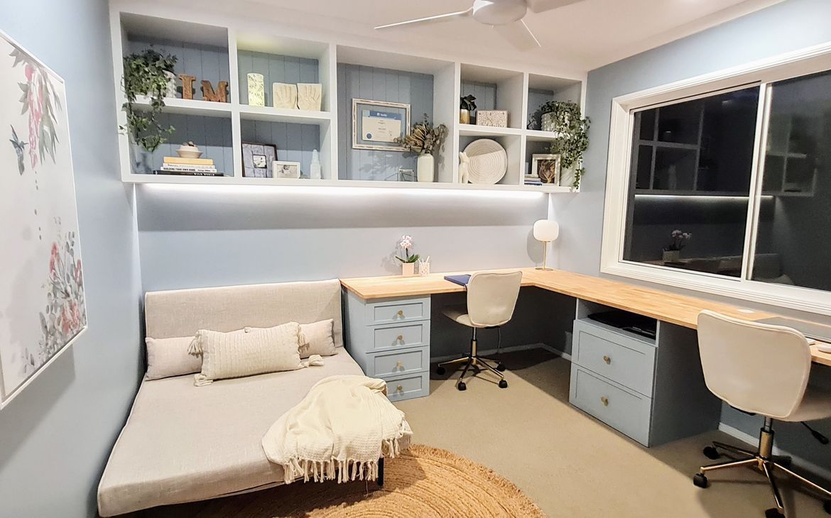 Home office using recycled kitchen.jpeg